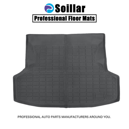 TPE Rear Trunk Cargo Liners Floor Mat For 2022 2023 Subaru WRX Waterproof Black