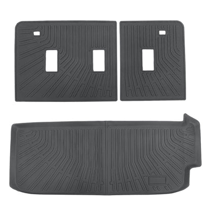 Backrest Mats & Trunk Cargo Liner 3D For 2019-2025 Subaru Ascent 4-Door TPE New