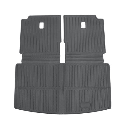Rear Backrest Mats Seatback Trunk Cargo Liner For 2018-25 Volkswagen Atlas TPE