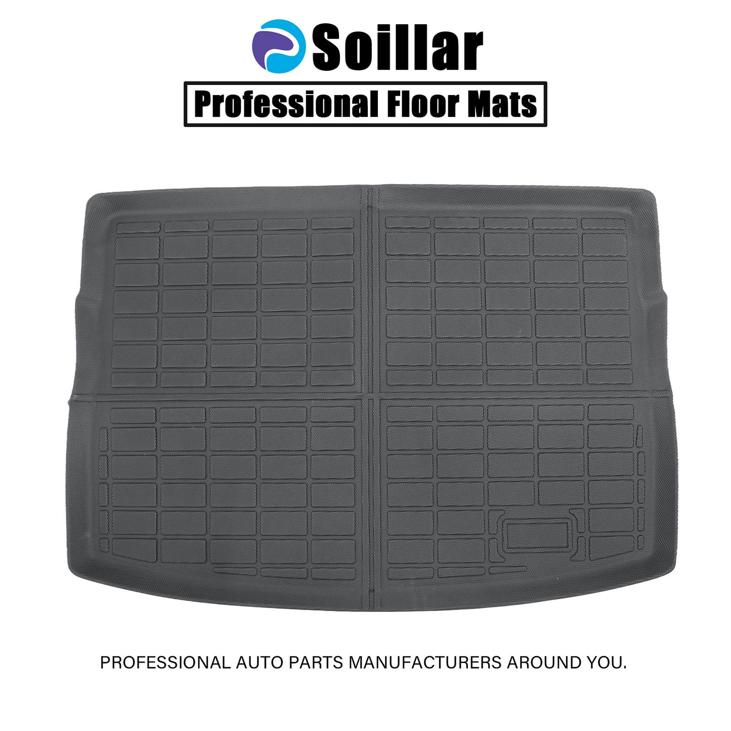 TPE Rear Cargo Trunk Liner Cover Floor Mat For 2015-2021 VW Golf Mk7 Waterproof
