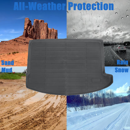 TPE Cargo Trunk Liner Floor Mat For 2017-2024 Mini Cooper Countryman Waterproof