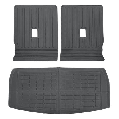 For 2020-2025 Lincoln Aviator 4-Door Backrest Mats & Trunk Cargo Liners TPE New