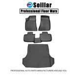 Floor Mats Trunk?Cargo Liners TPE For 2011-2023 Chrysler 300/Dodge Charger RWD