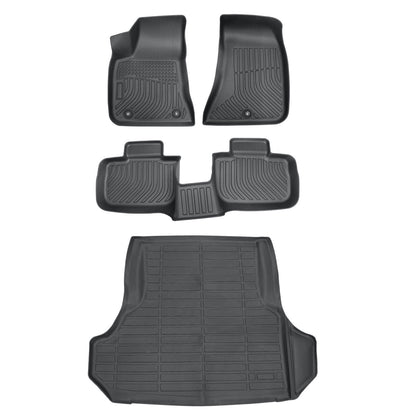 Floor Mats Trunk?Cargo Liners TPE For 2011-2023 Chrysler 300/Dodge Charger RWD