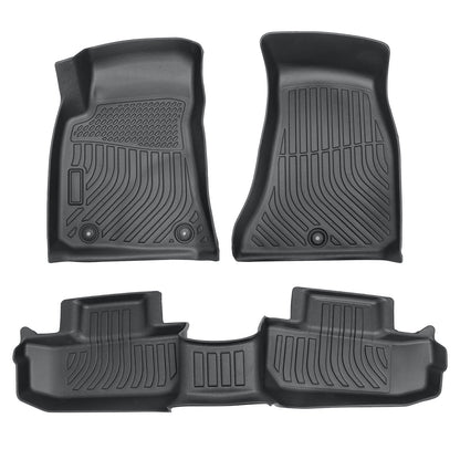 Fits 2011 2012 2013 2014 Dodge Challenger RWD TPE 3D Front+2nd Floor Mats Liner