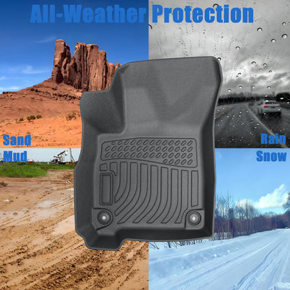 Floor Mats Liner For 2011-2020 Dodge Journey 4-Door Front-Rear All Weather TPE