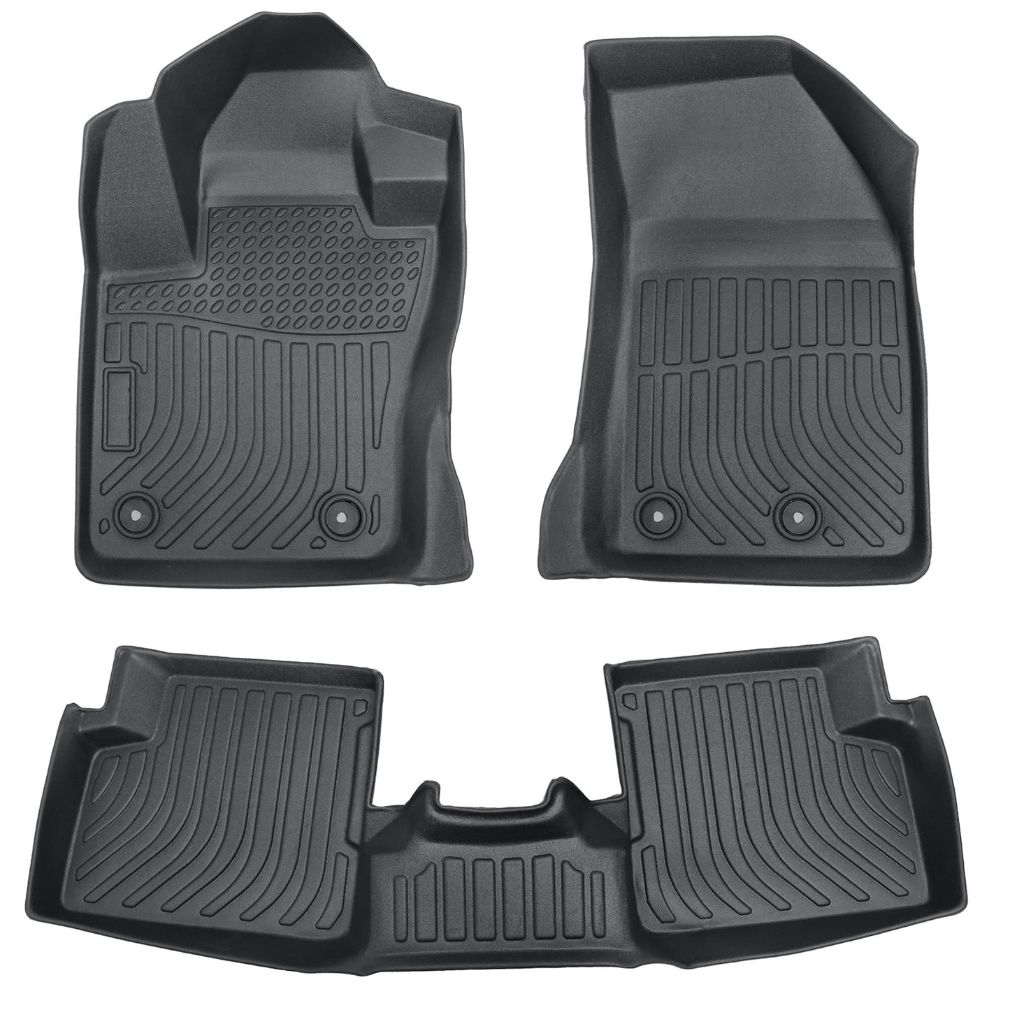 Floor Mats Liners TPE For 2015-2024 Jeep Renegade 3D Model All-Weather Black NEW
