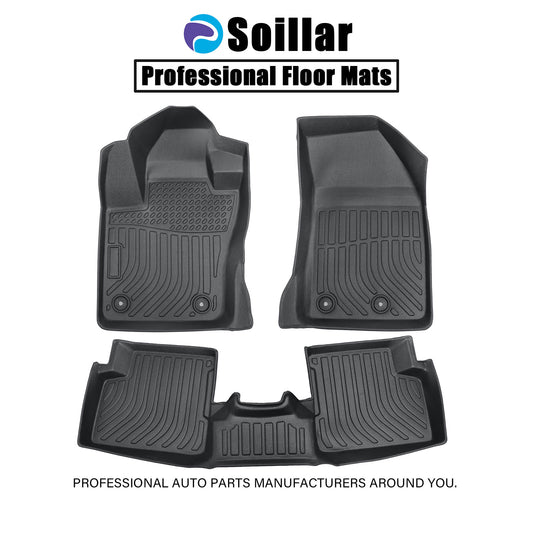Floor Mats Liners TPE For 2015-2024 Jeep Renegade 3D Model All-Weather Black NEW