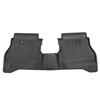 TPE Floor Mats Liner Fits 2020-2025 Jeep Gladiator 5-Passenger Protection Black