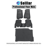 For 2018-2025 Jeep Wrangler JL Unlimited 4-Door TPE Floor Mats&Trunk Cargo Liner