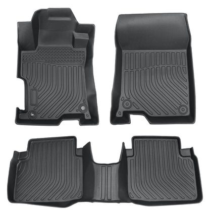 Floor Mats Liner Full Set For 2008-2012 Honda Accord Sedan 4Door All Weather TPE