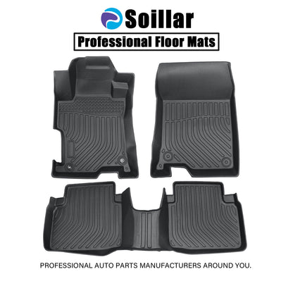 Floor Mats Liner Full Set For 2008-2012 Honda Accord Sedan 4Door All Weather TPE