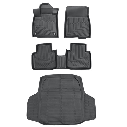 TPE Floor Mats & Trunk Cargo Liner For 2018-2022 Honda Accord Sedan Waterproof