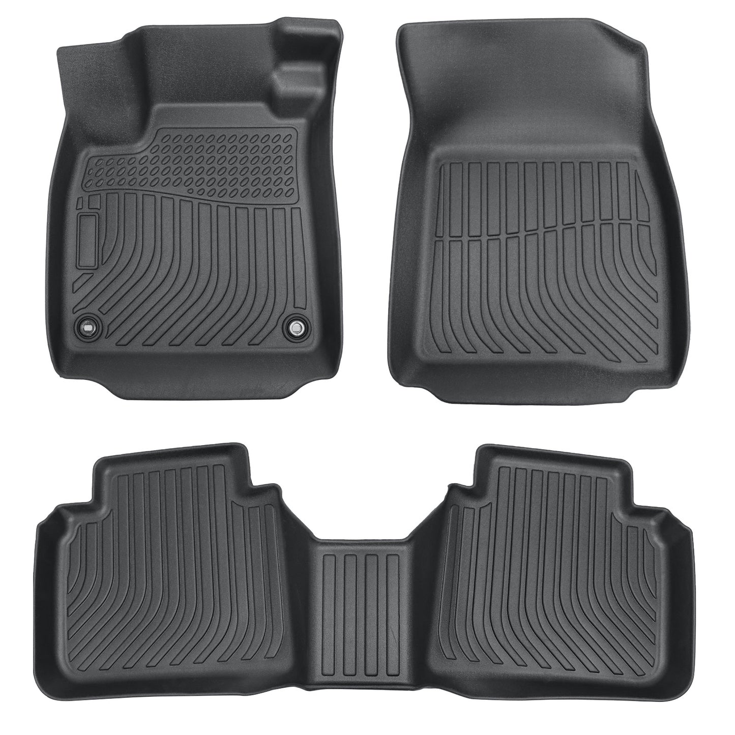 Floor Mats Liner For 2023-2025 Honda Accord 4-Door Front-Rear All Weather TPE