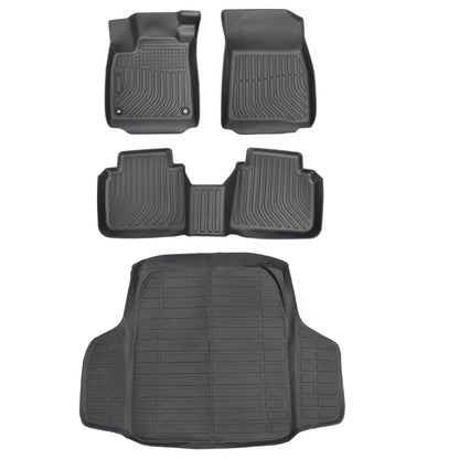 TPE Floor Mats Liners+Trunk Cargo Liner For 2023-2025 Honda Accord All Weather