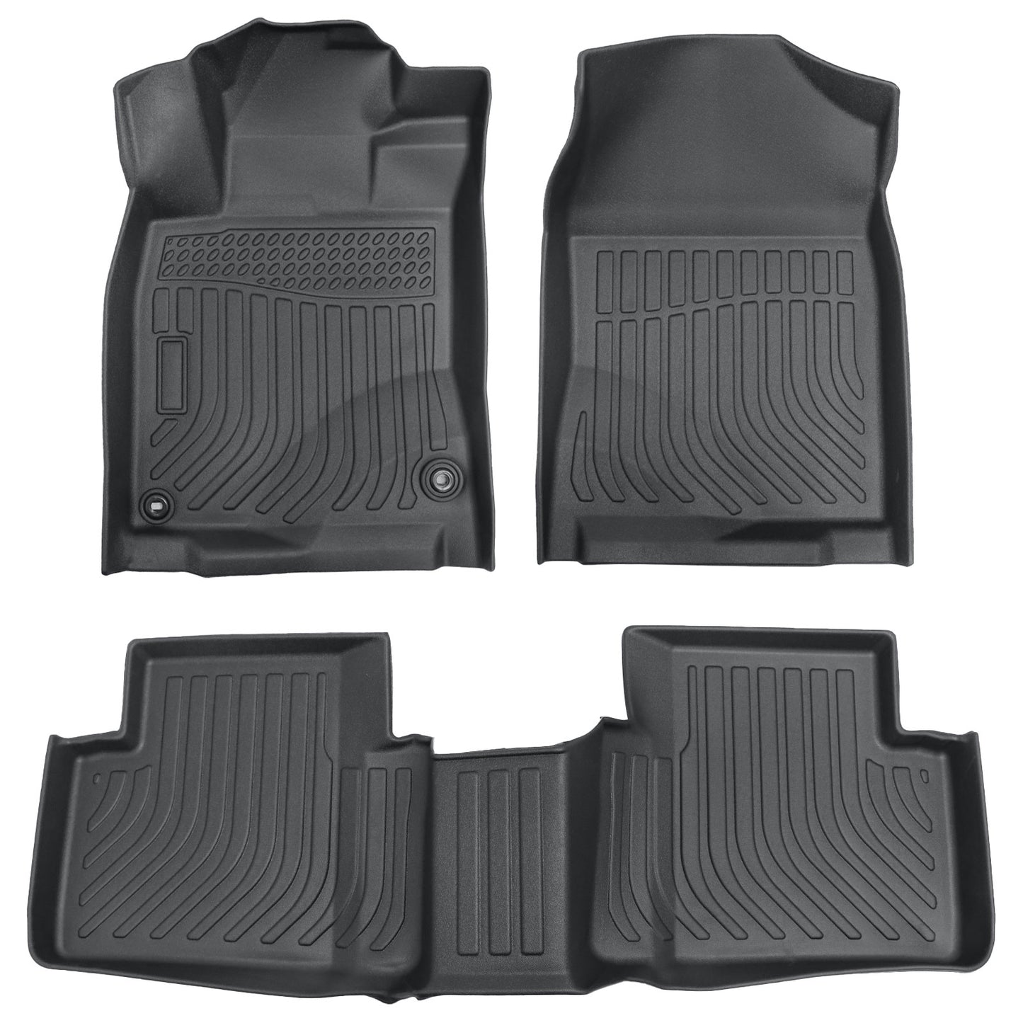 Floor Mats Liner Full Set For 2016-2021 Honda Civic Front & Rear All Weather TPE