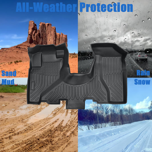 Floor Mats Liner For 2002-2006 Honda CR-V 4-Door Front-Rear All Weather TPE 2x