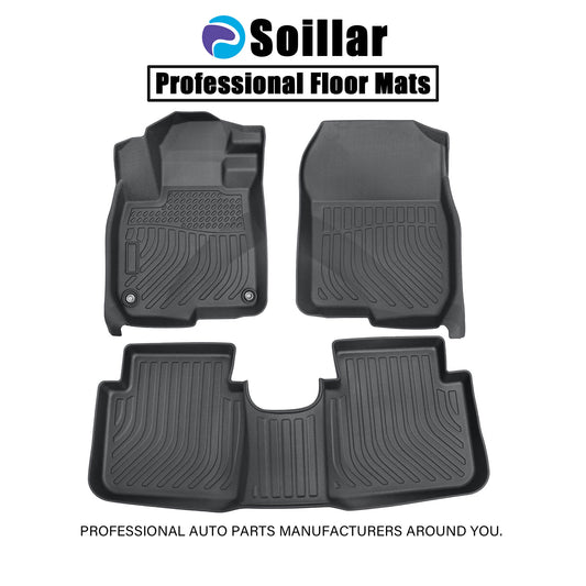 Floor Mats Liners TPE For 2017-2022 Honda CR-V 3D Model All-Weather Black NEW