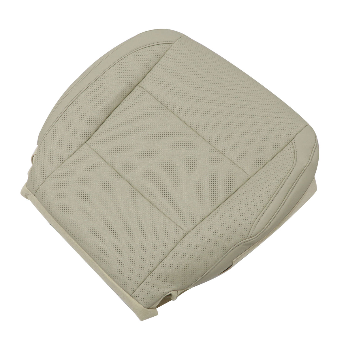 Driver Bottom PERF Leather Seat Cover Tan Fits 2014-2018 2019 Toyota Highlander