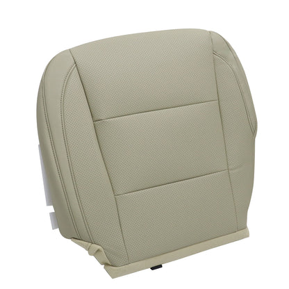 Driver Bottom PERF Leather Seat Cover Tan Fits 2014-2018 2019 Toyota Highlander