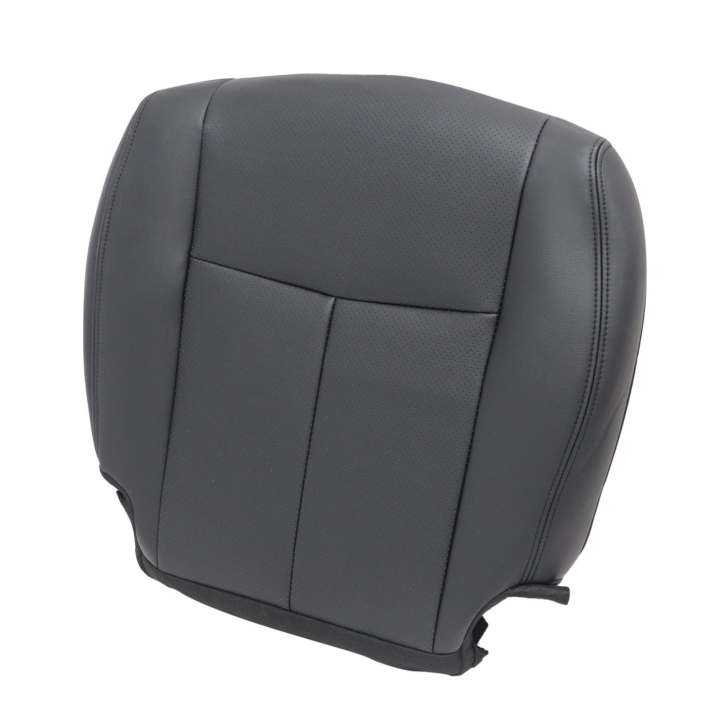 Fits 2017-2020 Nissan Rogue Driver Bottom Replacement Leather Seat Cover Black