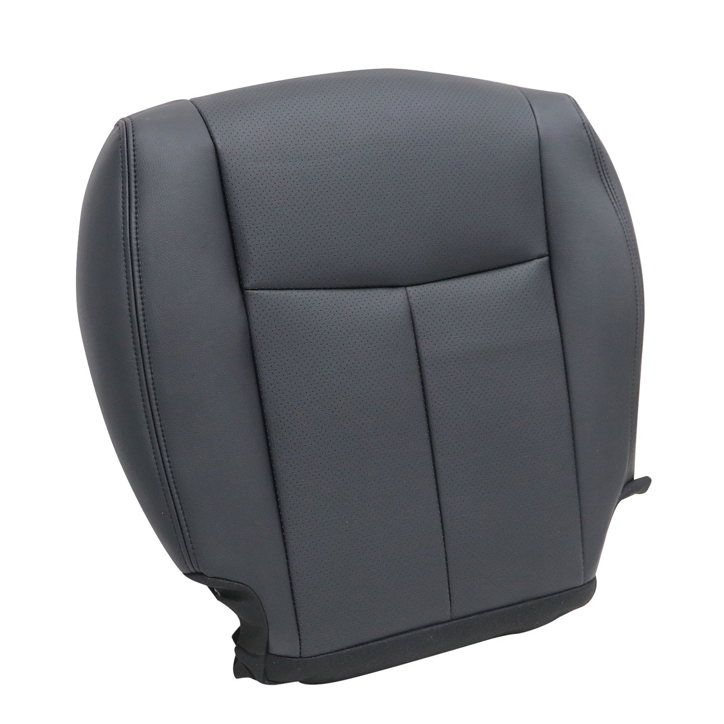 Fits 2017-2020 Nissan Rogue Driver Bottom Replacement Leather Seat Cover Black