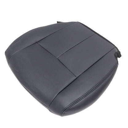 Fits 2017-2020 Nissan Rogue Driver Bottom Replacement Leather Seat Cover Black