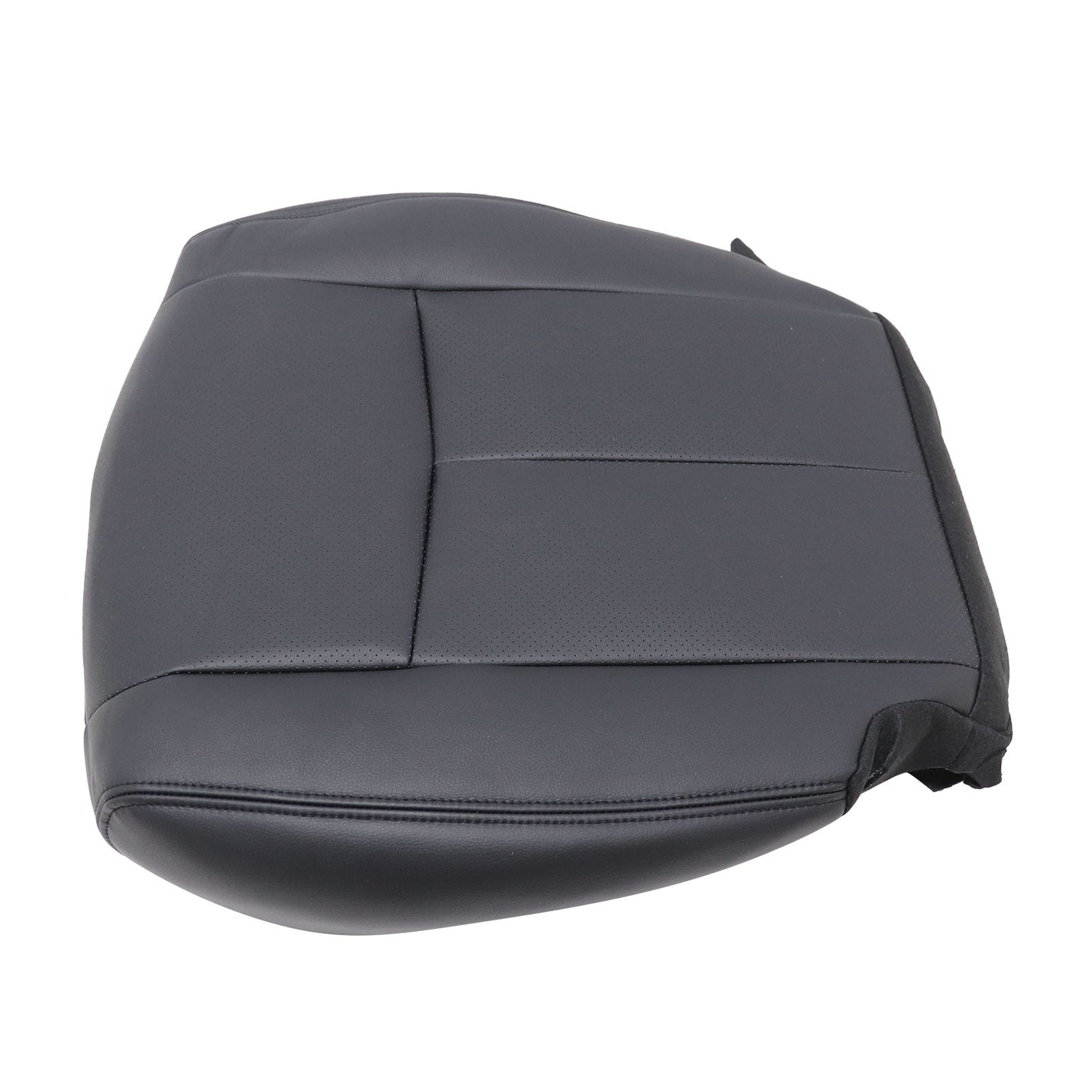 Fits 2017-2020 Nissan Rogue Driver Bottom Replacement Leather Seat Cover Black