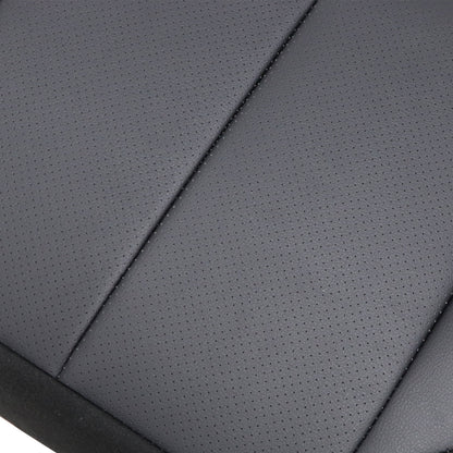 Fits 2017-2020 Nissan Rogue Passenger Side Bottom Perf Leather Seat Cover Black