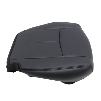 Fits 2017-2020 Nissan Rogue Passenger Side Bottom Perf Leather Seat Cover Black