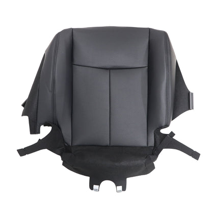 Fits 2017-2020 Nissan Rogue Passenger Side Bottom Perf Leather Seat Cover Black