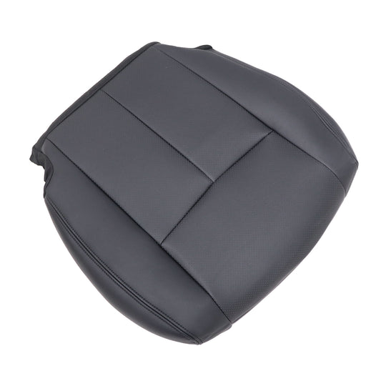 Fits 2017-2020 Nissan Rogue Passenger Side Bottom Perf Leather Seat Cover Black