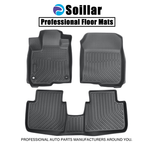 Fits 2023 2024 2025 Honda HR-V HRV 1st & 2nd Row TPE Floor Mats Liner Anti-Slip