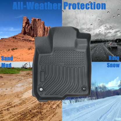 Fits 2023 2024 2025 Honda HR-V HRV 1st & 2nd Row TPE Floor Mats Liner Anti-Slip