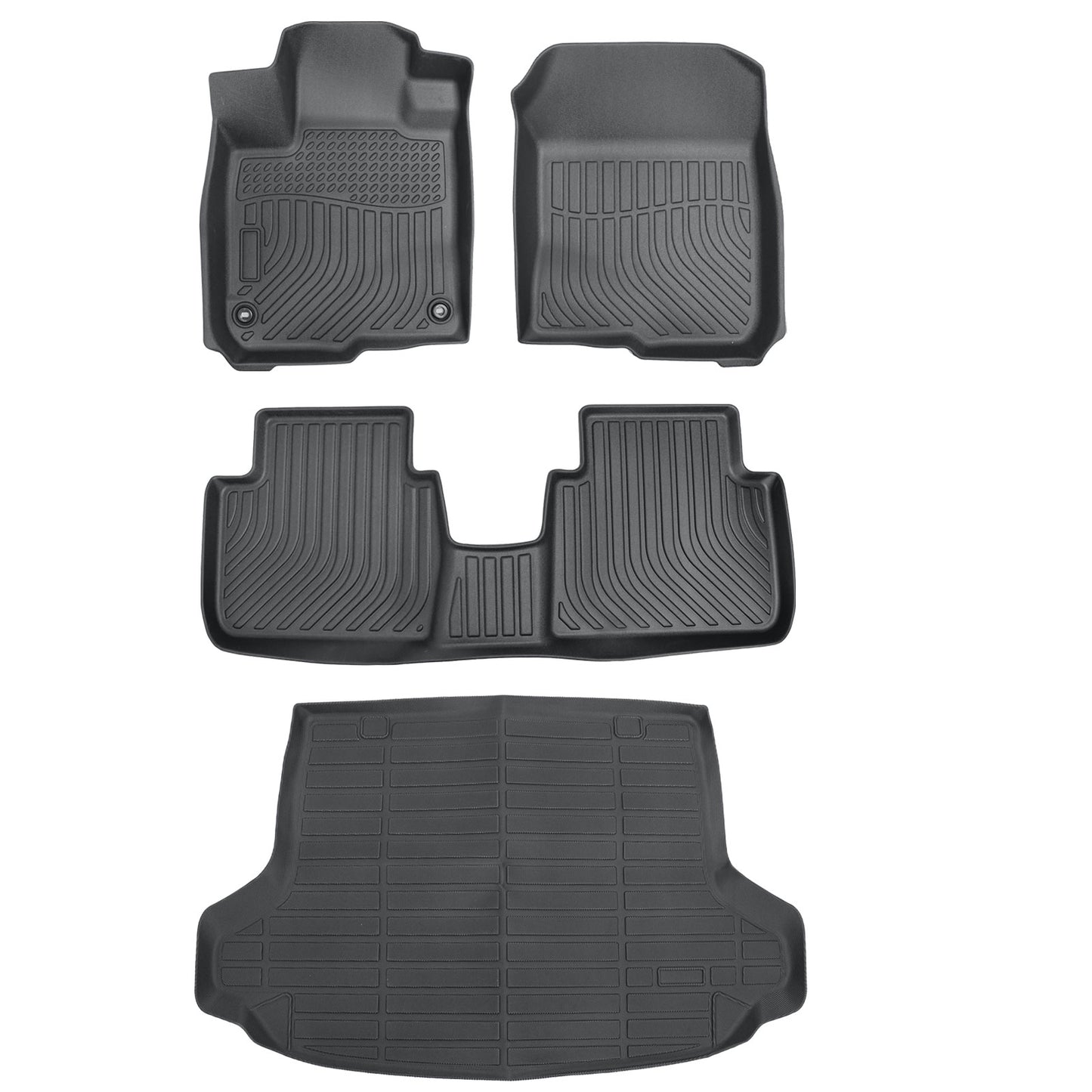 TPE Floor Mats & Trunk Cargo Liner For 2023-2025 Honda HR-V All Weather Full Set