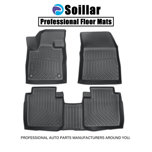 TPE Floor Mats Liner For 2024-2025 Lincoln Nautilus/MKX 4-Door All Weather Black