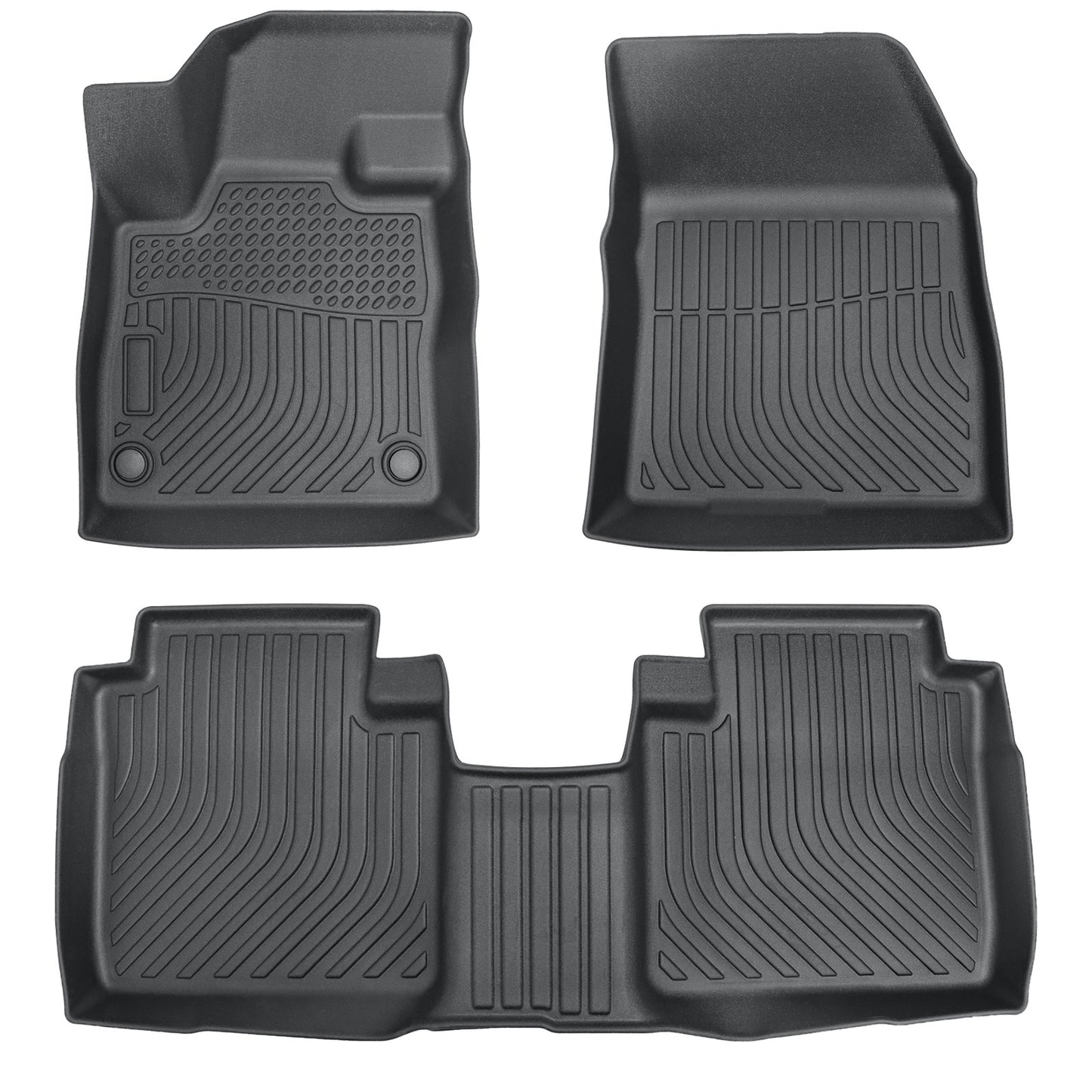 TPE Floor Mats Liner For 2024-2025 Lincoln Nautilus/MKX 4-Door All Weather Black