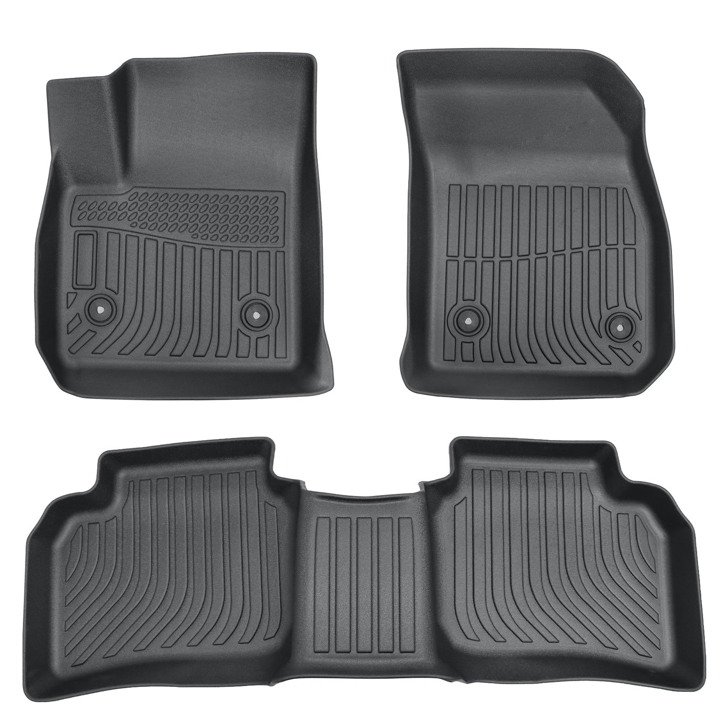 For 2019-2025 Cadillac XT4 Front & Rear Row TPE Floor Mats Liner All-Weather New