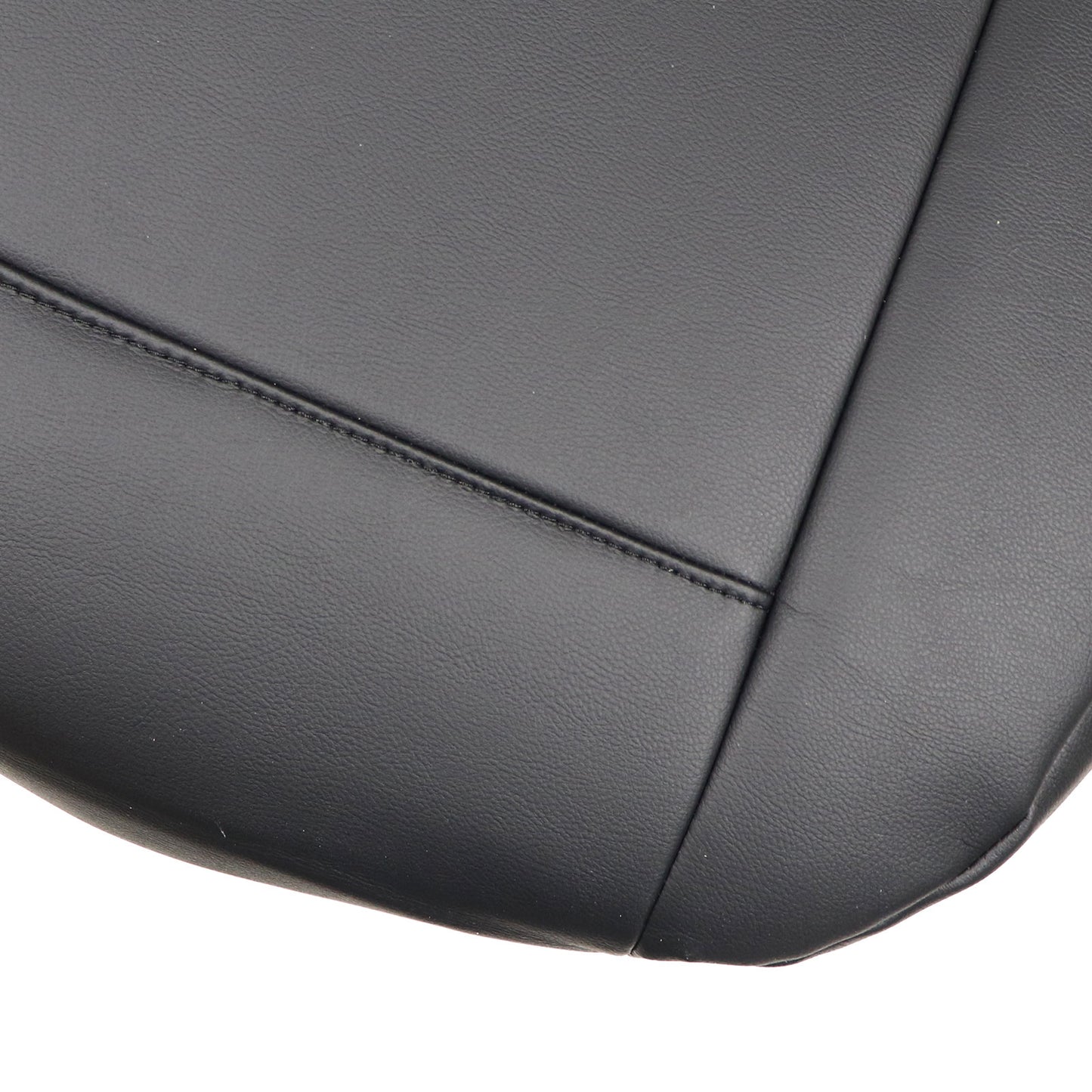 For 1998 1999-2005 BMW 3 Series E46 Front Driver Bottom Leather Seat Cover Black