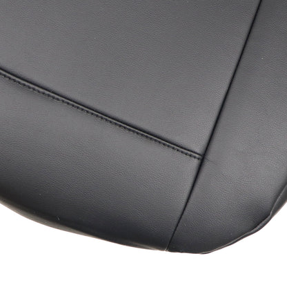 For 1998 1999-2005 BMW 3 Series E46 Front Driver Bottom Leather Seat Cover Black