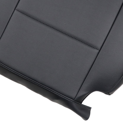 For 1998 1999-2005 BMW 3 Series E46 Front Driver Bottom Leather Seat Cover Black