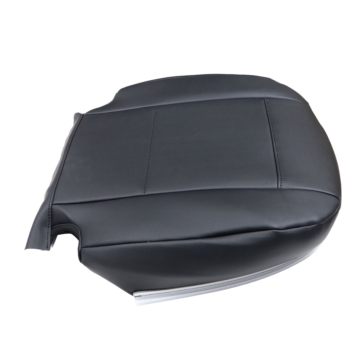 For 1998 1999-2005 BMW 3 Series E46 Front Driver Bottom Leather Seat Cover Black