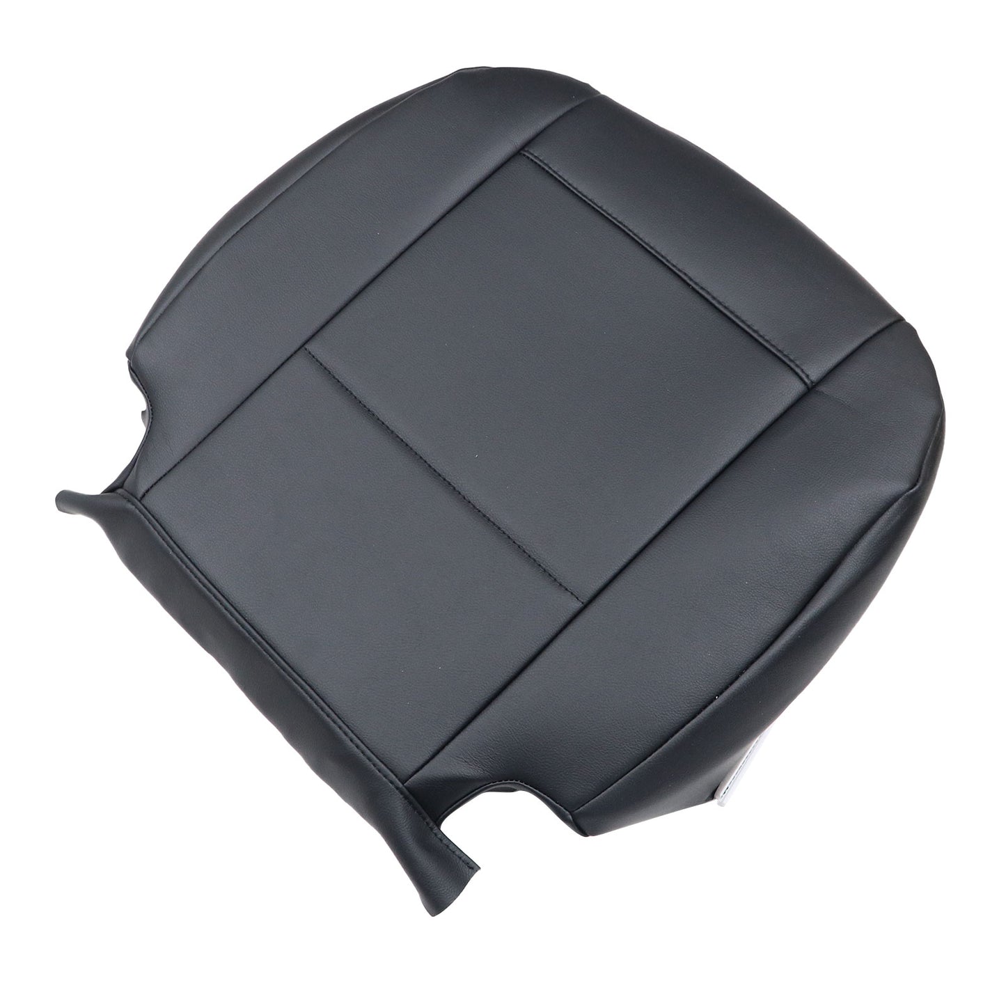 For 1998 1999-2005 BMW 3 Series E46 Front Driver Bottom Leather Seat Cover Black