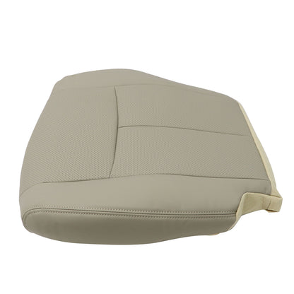 For 2014-2016 Nissan Rogue Driver Bottom Replacement Perf Leather Seat Cover Tan