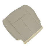 For 2014-2016 Nissan Rogue Driver Bottom Replacement Perf Leather Seat Cover Tan