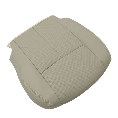 For 2014-2016 Nissan Rogue Driver Bottom Replacement Perf Leather Seat Cover Tan
