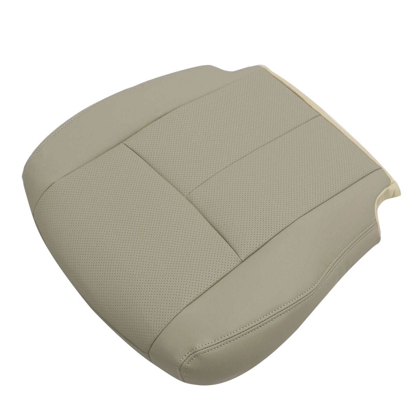 Fits 2014-2016 Nissan Rogue Front Passenger Bottom Perf Leather Seat Cover Tan