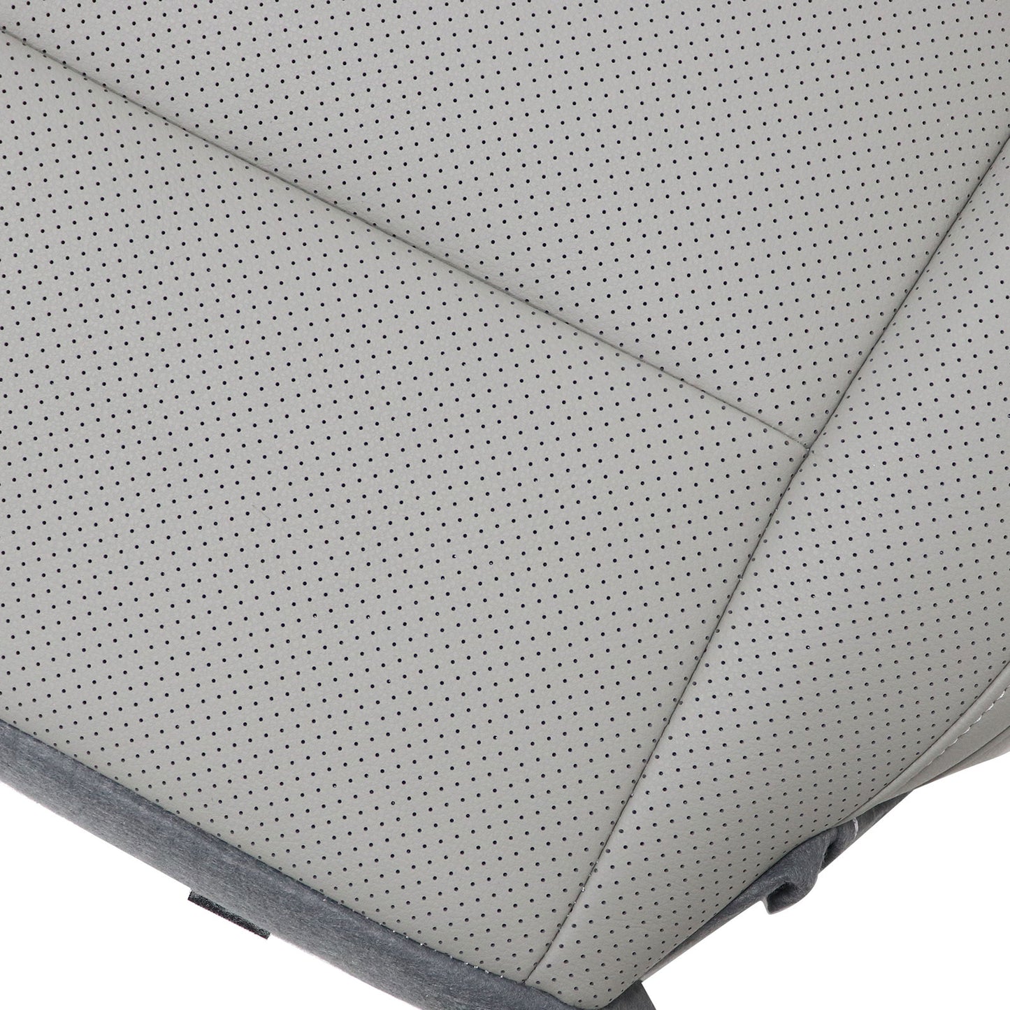 For 2014-2019 Toyota Highlander Front Passenger Bottom Leather Seat Cover Gray