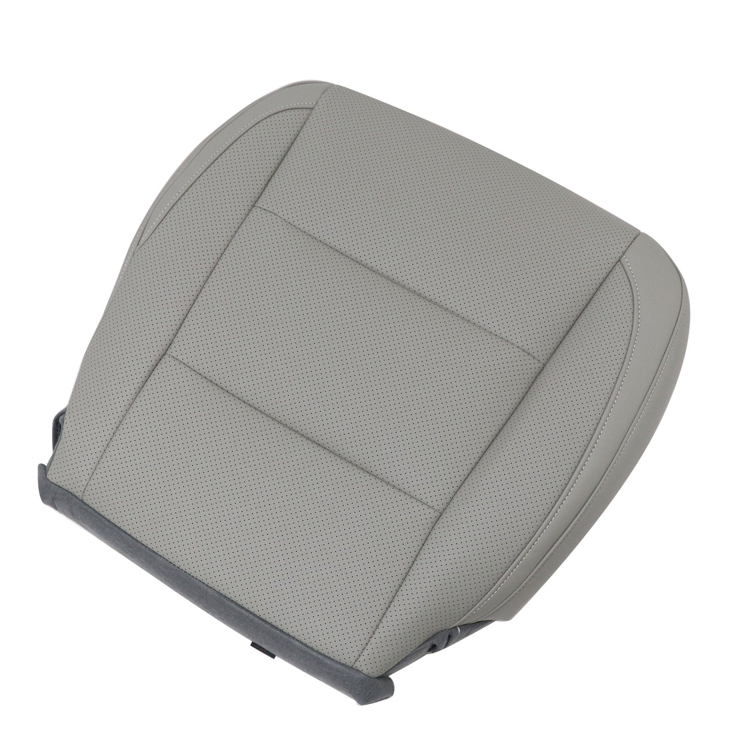 For 2014-2019 Toyota Highlander Front Passenger Bottom Leather Seat Cover Gray