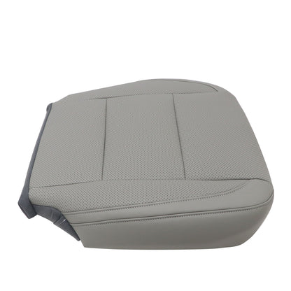 For 2014-2019 Toyota Highlander Front Passenger Bottom Leather Seat Cover Gray
